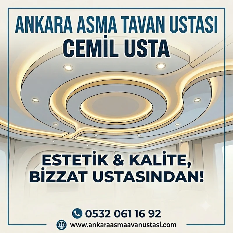 Ankara Asma Tavan Alçıpan Ustası